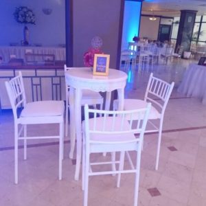 MESA BAR CON SILLA METAL TIFFANY