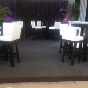 MESA BAR NEGRO